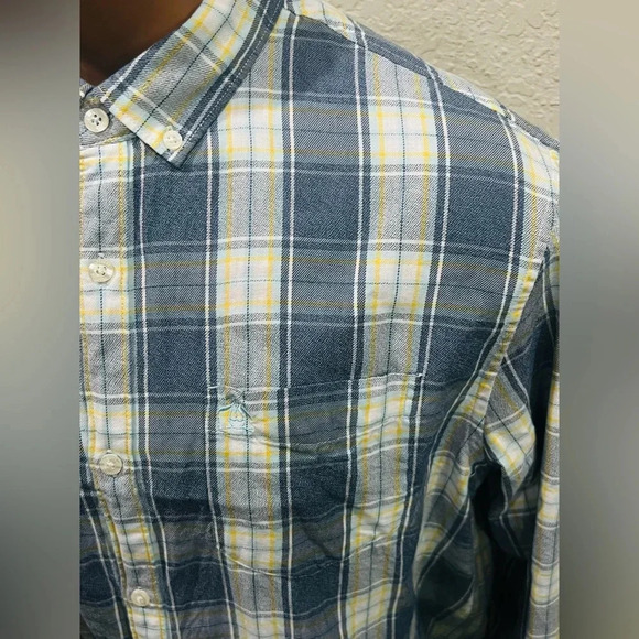 Original Penguin Men's Standard Plaid Long Sleeve Button-Down Shirt , XL - Picture 2 of 14
